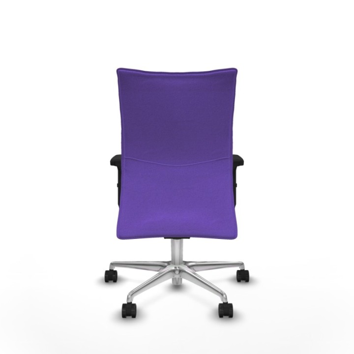 Albacete confidente sincro bali lila brazos 2D base aluminio ruedas 65 mm nailon