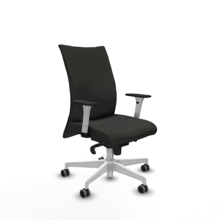 Albacete confidente sincro bali negro brazos 1D blancos base blanca ruedas 65mm engomadas