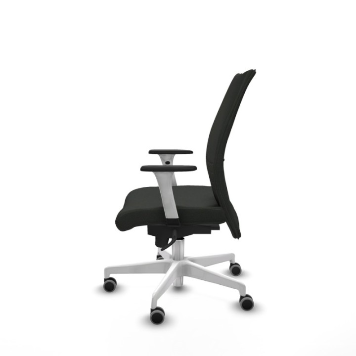 Albacete confidente sincro bali negro brazos 1D blancos base blanca ruedas 65mm engomadas