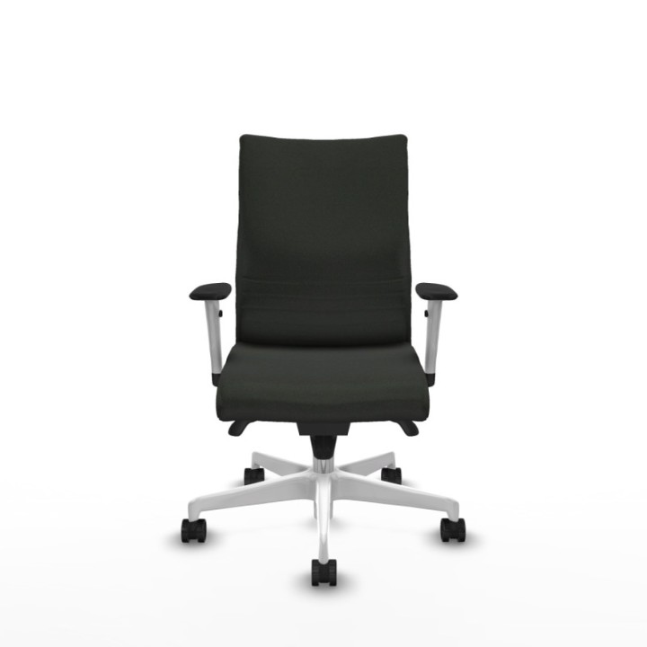 Albacete confidente sincro bali negro brazos 1D blancos base blanca ruedas 65 mm nailon