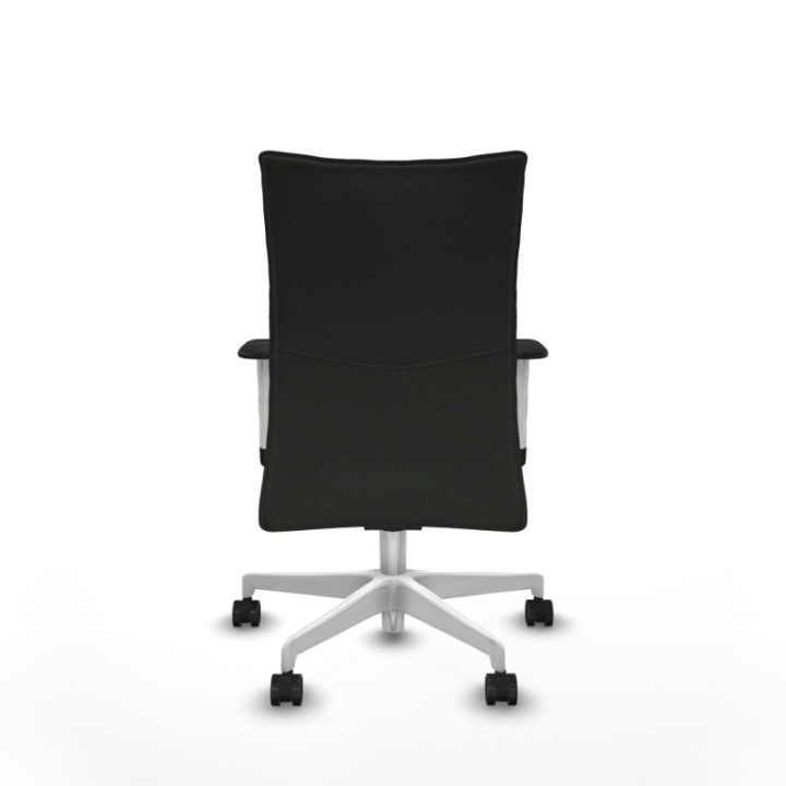 Albacete confidente sincro bali negro brazos 1D blancos base blanca ruedas 65 mm nailon