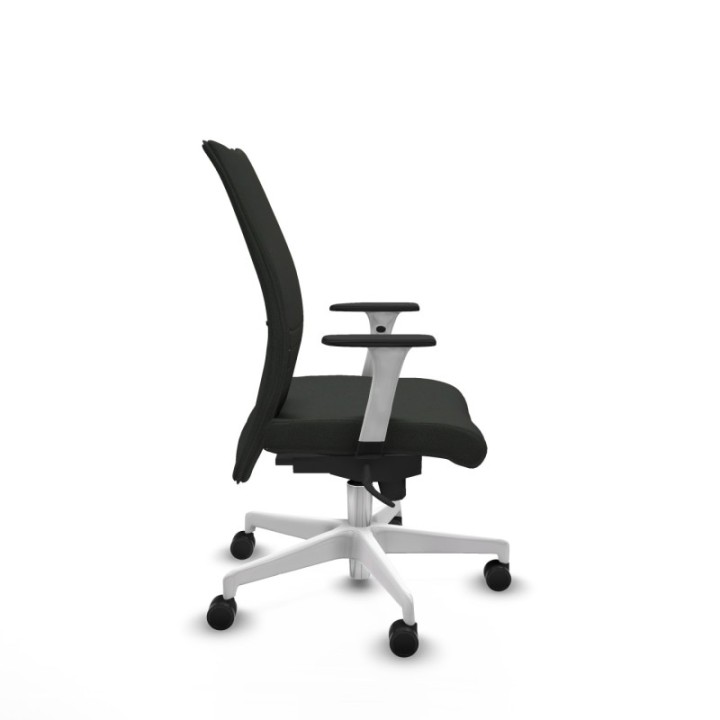 Albacete confidente sincro bali negro brazos 1D blancos base blanca ruedas 65 mm nailon