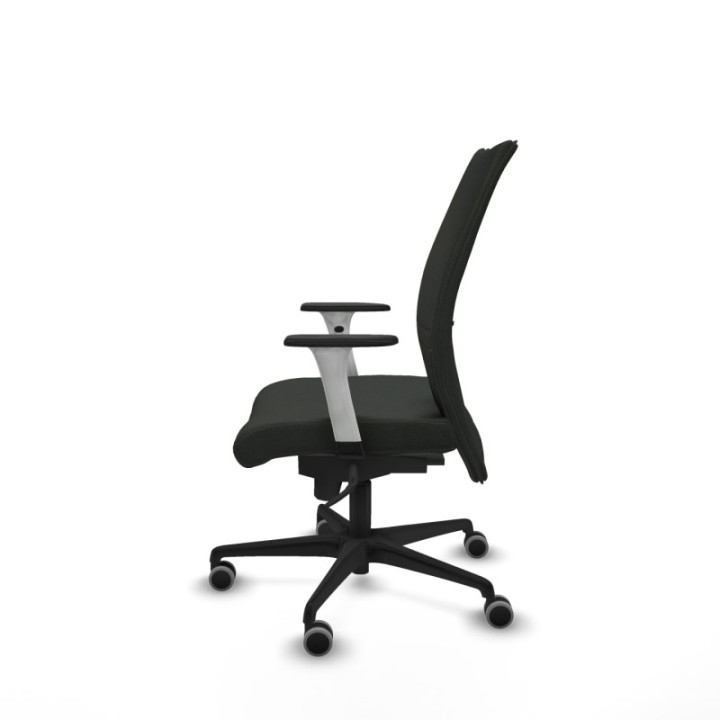 Albacete confidente sincro bali negro brazos 1D blancos base nailon ruedas 65mm engomadas