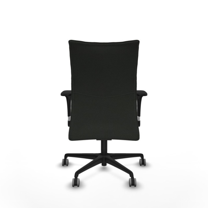 Albacete confidente sincro bali negro brazos 1D base nailon ruedas 65mm engomadas