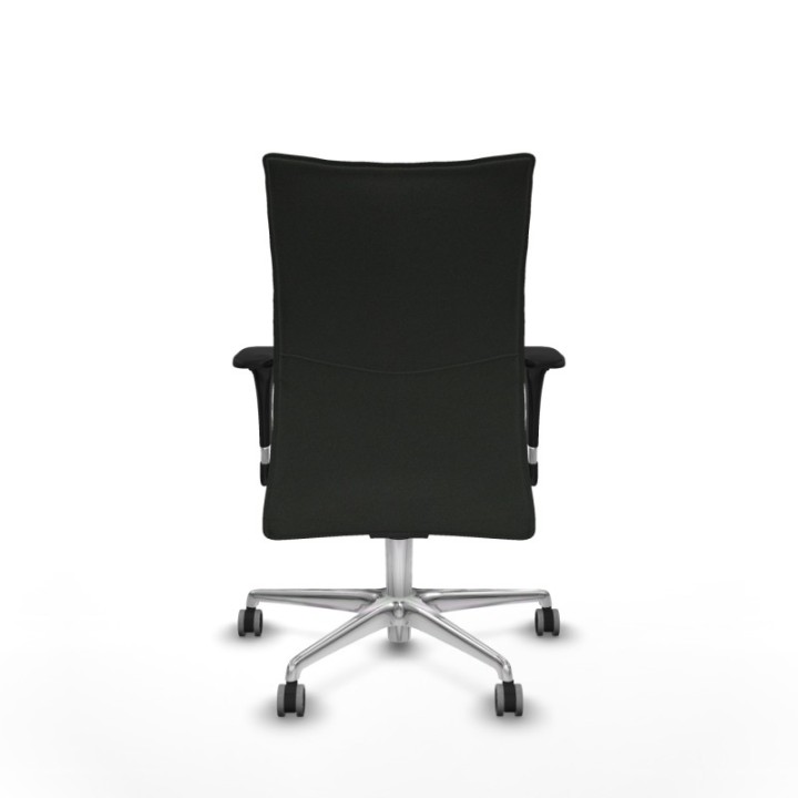 Albacete confidente sincro bali negro brazos 1D base aluminio ruedas 65mm engomadas