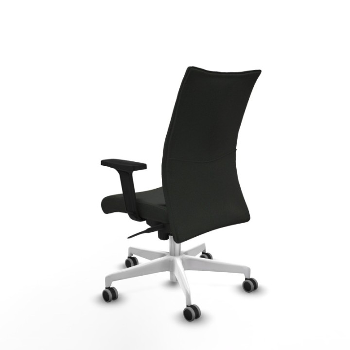 Albacete confidente sincro bali negro brazos 2D base blanca ruedas 65mm engomadas