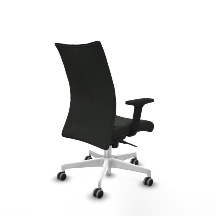 Albacete confidente sincro bali negro brazos 2D base blanca ruedas 65mm engomadas