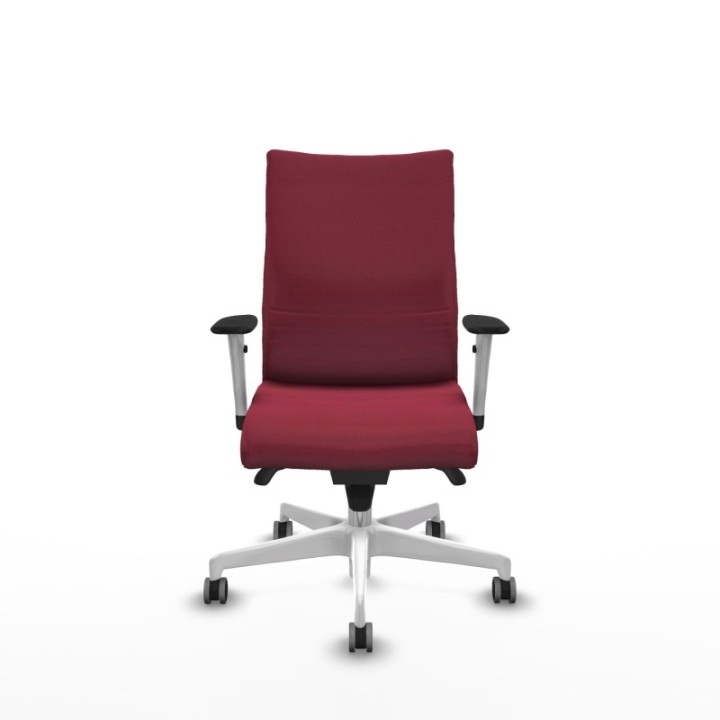 Albacete confidente sincro bali granate brazos 1D blancos base blanca ruedas 65mm engomadas