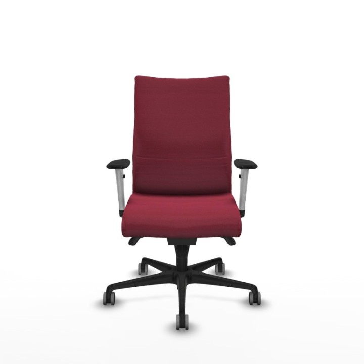 Albacete confidente sincro bali granate brazos 1D blancos base nailon ruedas 65mm engomadas