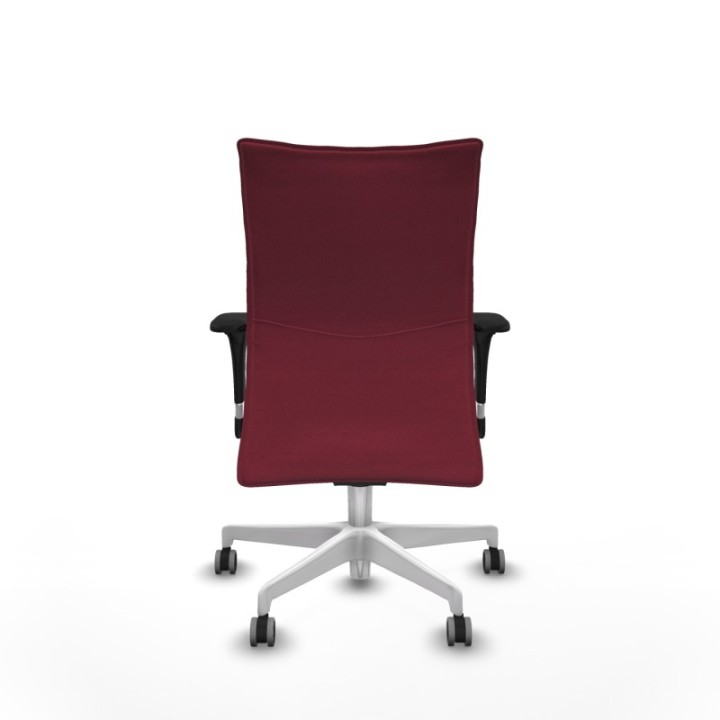 Albacete confidente sincro bali granate brazos 1D base blanca ruedas 65mm engomadas