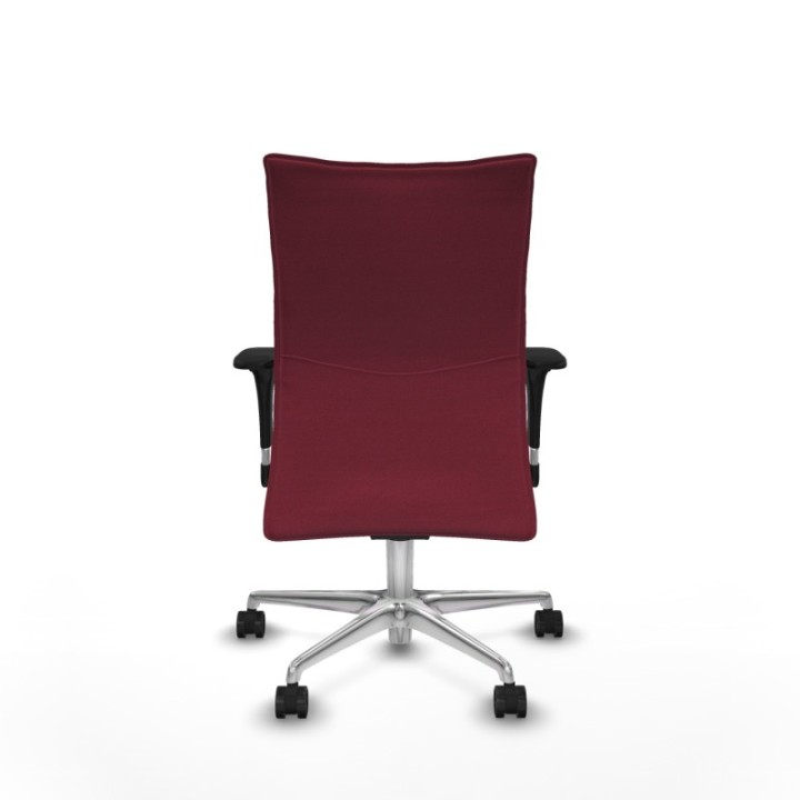 Albacete confidente sincro bali granate brazos 1D base aluminio ruedas 65 mm nailon