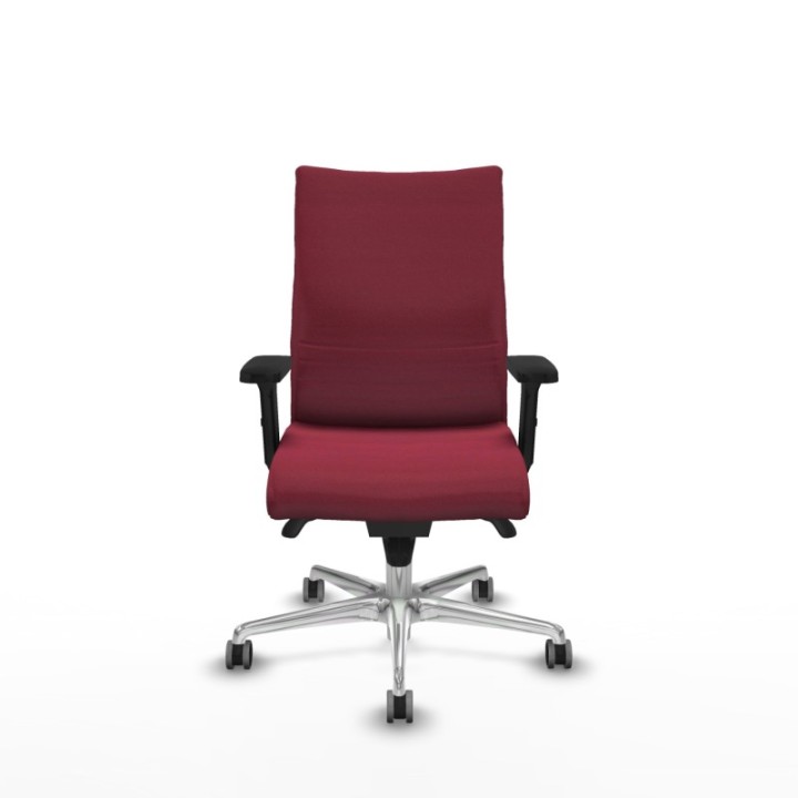 Albacete confidente sincro bali granate brazos 2D base aluminio ruedas 65mm engomadas