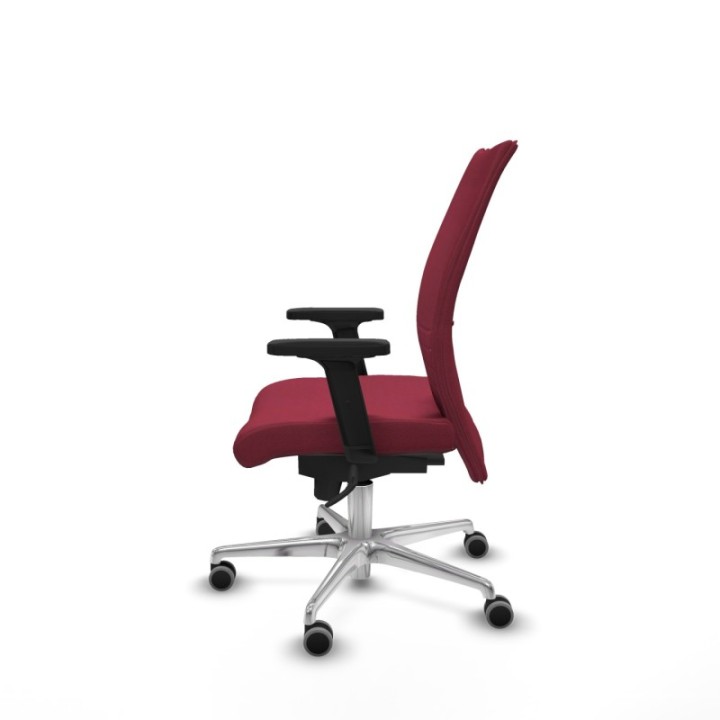 Albacete confidente sincro bali granate brazos 2D base aluminio ruedas 65mm engomadas