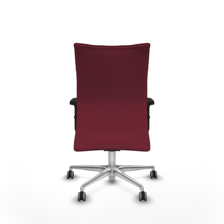 Albacete confidente sincro bali granate brazos 2D base aluminio ruedas 65mm engomadas