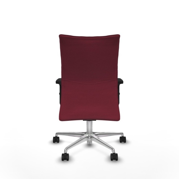 Albacete confidente sincro bali granate brazos 2D base aluminio ruedas 65 mm nailon