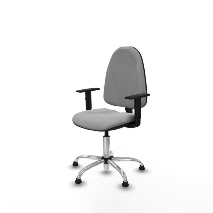 Algarra CP bali gris claro brazos 1D base cromada topes