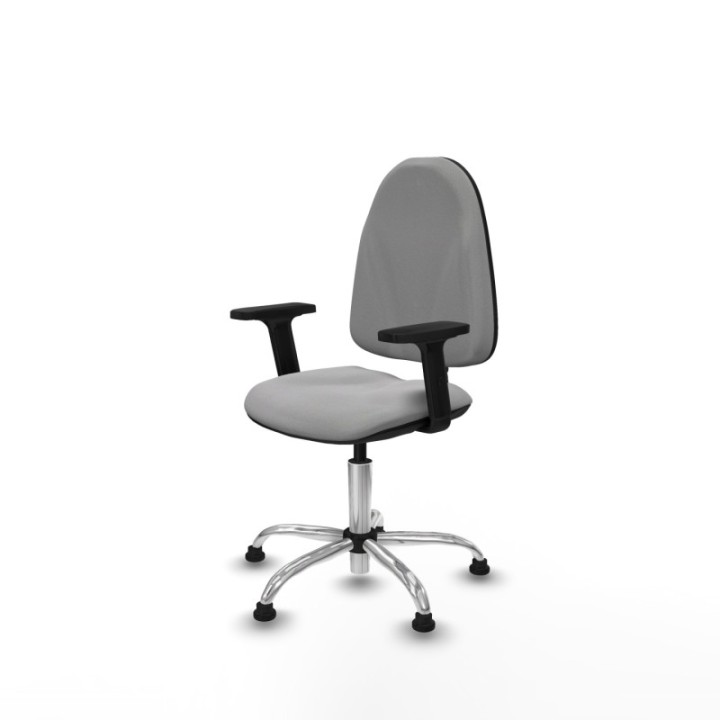 Algarra CP bali gris claro brazos 2D base cromada topes