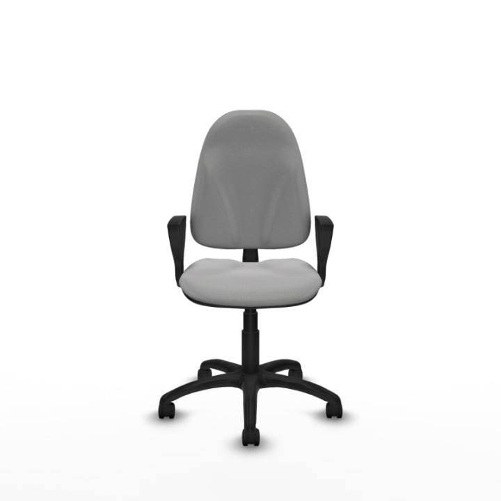 Algarra CP bali gris claro brazos fijos base poliamida ruedas nailon 50mm