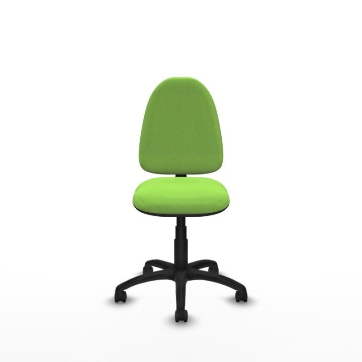 Aýna CP bali pistacho sin brazos base poliamida ruedas engomadas 50mm