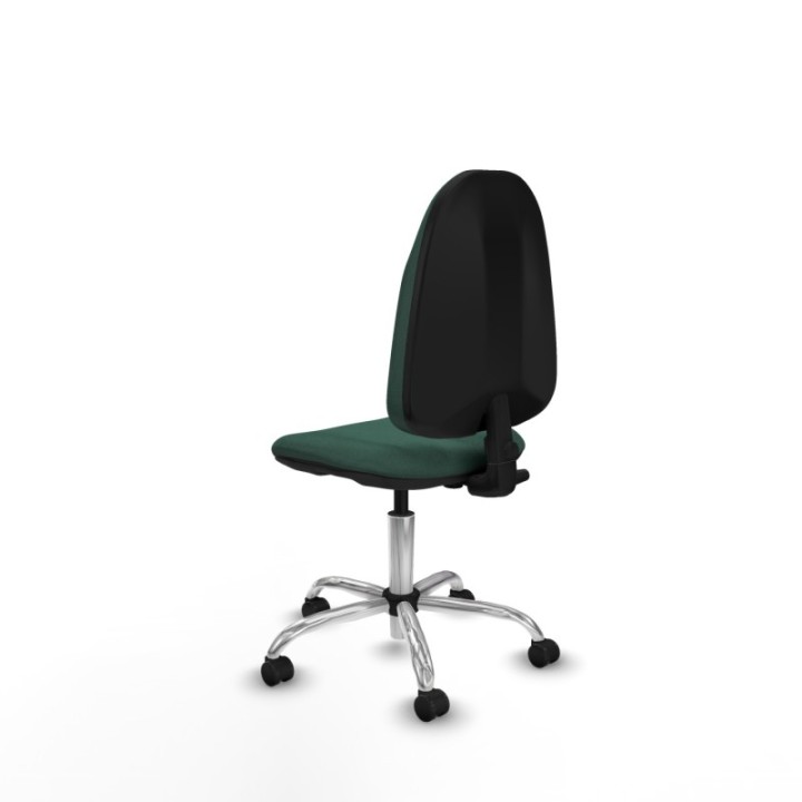 Algarra CP bali verde botella  base cromada ruedas autofrenantes 50mm