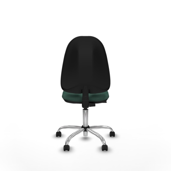 Algarra CP bali verde botella  base cromada ruedas autofrenantes 50mm