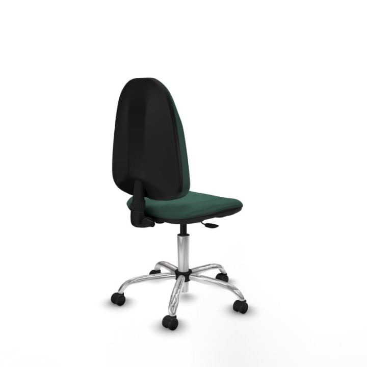 Algarra CP bali verde botella  base cromada ruedas autofrenantes 50mm