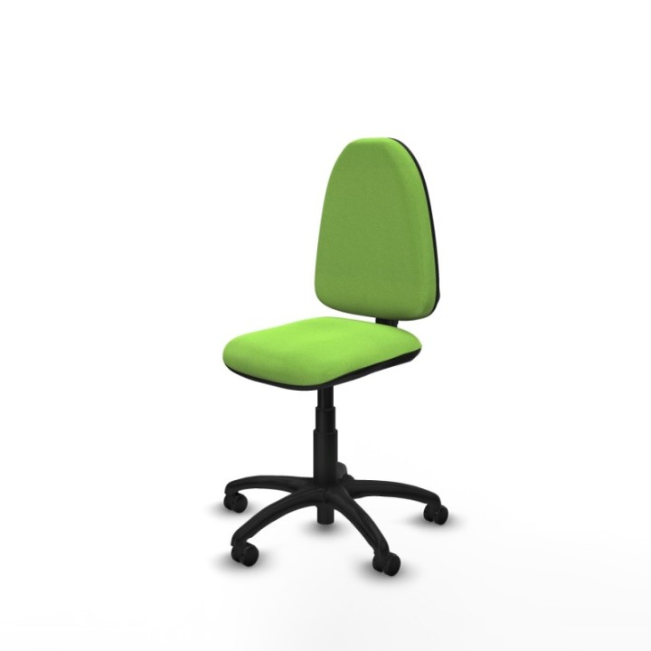 Aýna CP bali pistacho sin brazos base poliamida ruedas engomadas 50mm