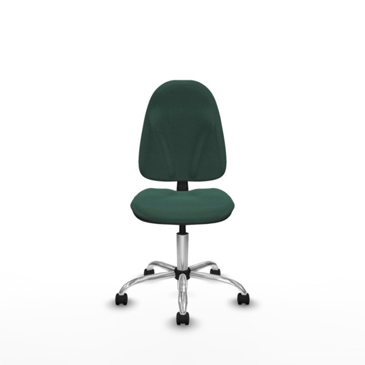 Algarra CP bali verde botella  base cromada ruedas nailon 50mm