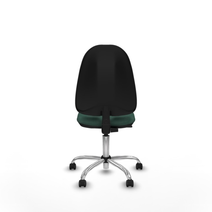 Algarra CP bali verde botella  base cromada ruedas engomadas 50mm