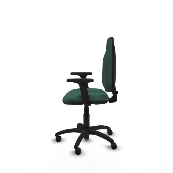 Algarra CP bali verde botella brazos 2D base poliamida ruedas autofrenantes 50mm