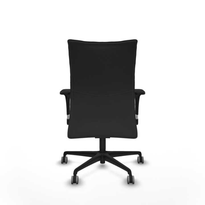 Albacete confidente sincro similpiel gris oscuro brazos 1D base nailon ruedas 65mm engomadas