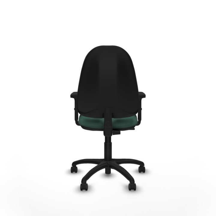 Algarra CP bali verde botella brazos 2D base poliamida ruedas engomadas 50mm