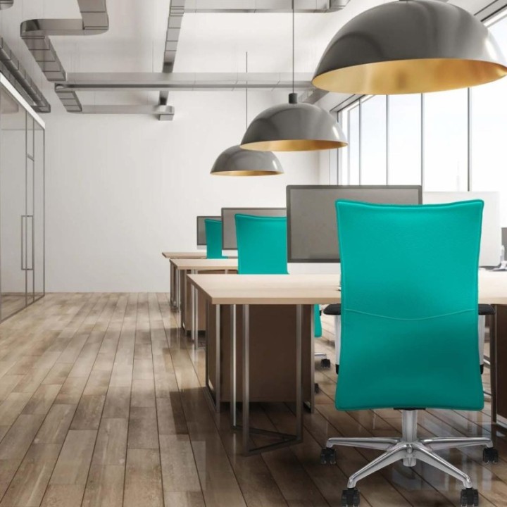 Albacete confidente sincro similpiel morado brazos 1D blancos base aluminio ruedas 65 mm nailon