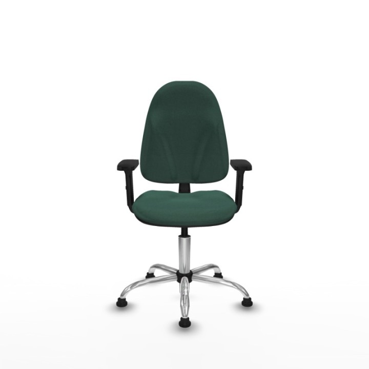 Algarra CP bali verde botella brazos 2D base cromada topes