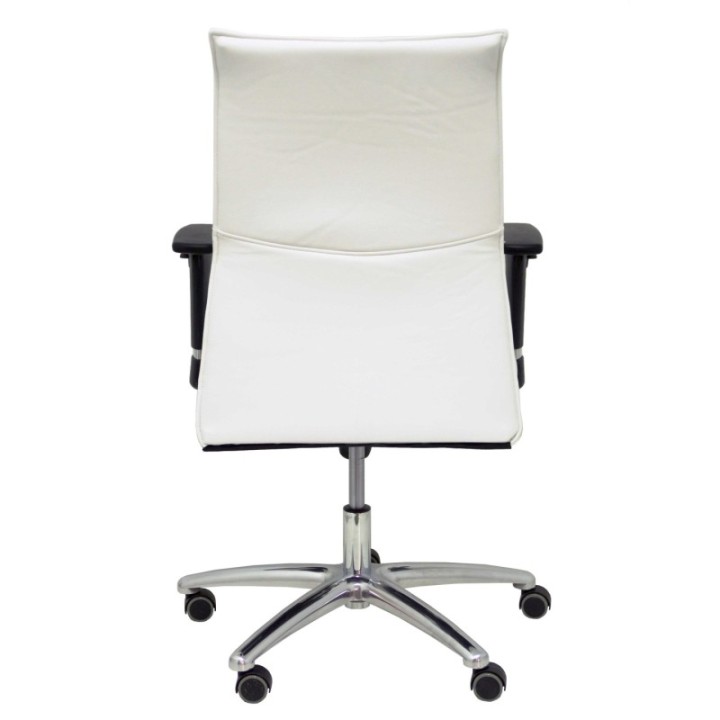 Sillón Albacete confidente similpiel blanco