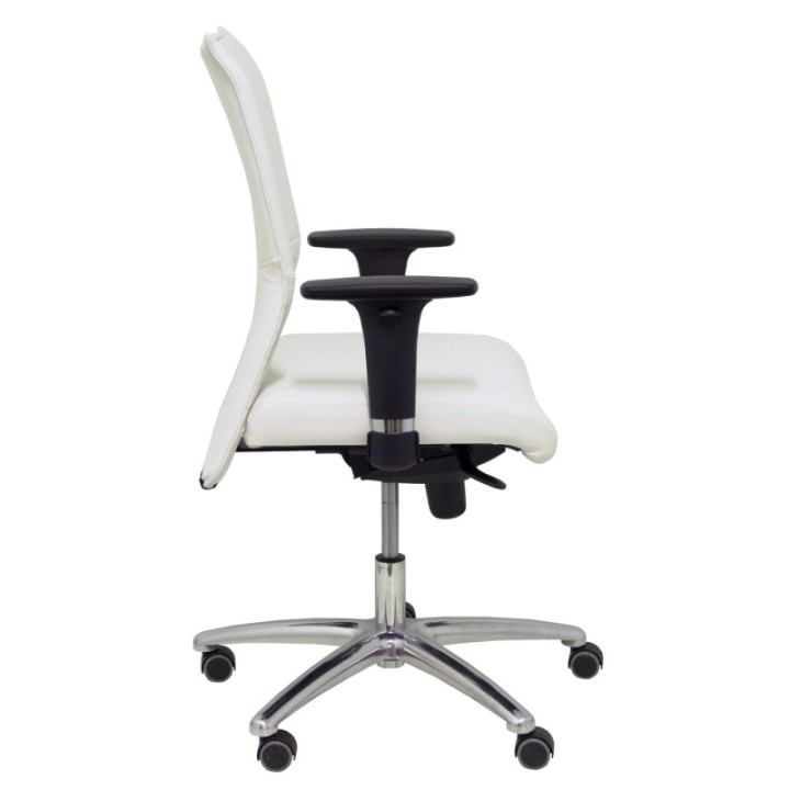 Sillón Albacete confidente similpiel blanco