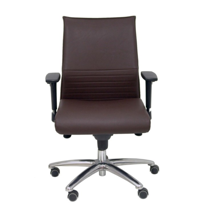 Sillón Albacete confidente similpiel chocolate