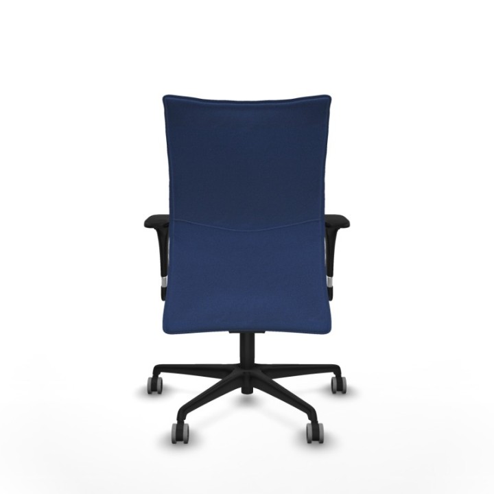 Albacete confidente XL sincro bali azul marino brazos 1D cromados base nailon ruedas 65mm engomadas