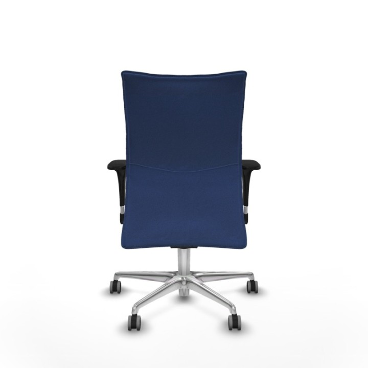 Albacete confidente XL sincro bali azul marino brazos 1D cromados base aluminio ruedas 65mm engomadas