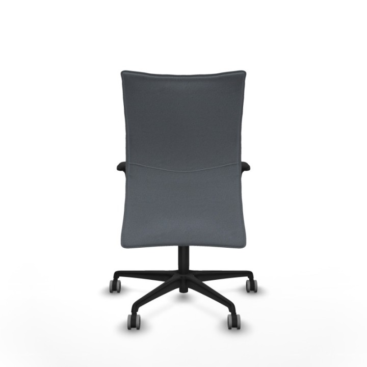 Albacete confidente XL sincro bali gris brazos 1D cromados base nailon ruedas 65mm engomadas