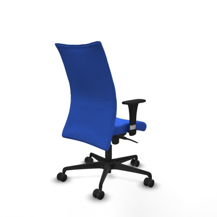 Albacete confidente XL sincro bali azul brazos 1D cromados base nailon ruedas 65 mm nailon