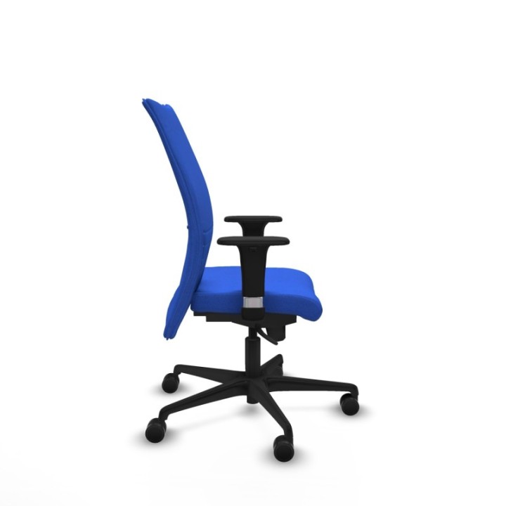 Albacete confidente XL sincro bali azul brazos 1D cromados base nailon ruedas 65 mm nailon