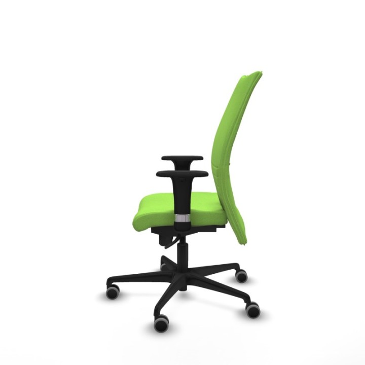 Albacete confidente XL sincro bali pistacho brazos 1D cromados base nailon ruedas 65mm engomadas