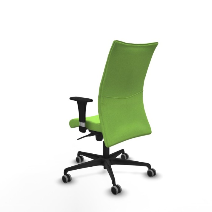 Albacete confidente XL sincro bali pistacho brazos 1D cromados base nailon ruedas 65mm engomadas