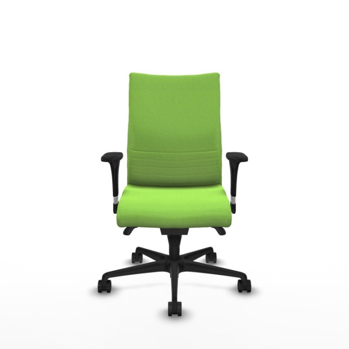 Albacete confidente XL sincro bali pistacho brazos 1D cromados base nailon ruedas 65 mm nailon