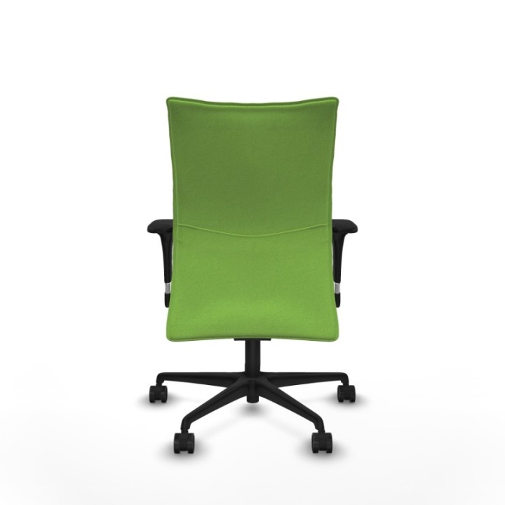 Albacete confidente XL sincro bali pistacho brazos 1D cromados base nailon ruedas 65 mm nailon