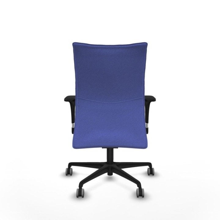 Albacete confidente XL sincro bali azul claro brazos 1D cromados base nailon ruedas 65mm engomadas