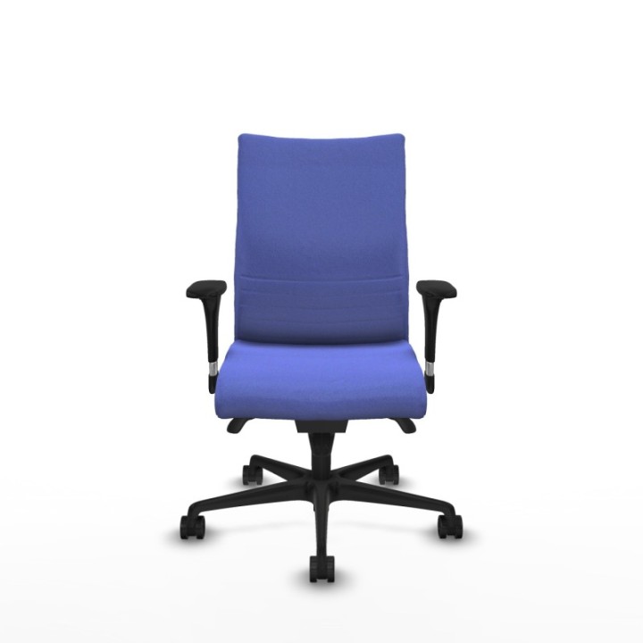 Albacete confidente XL sincro bali azul claro brazos 1D cromados base nailon ruedas 65 mm nailon