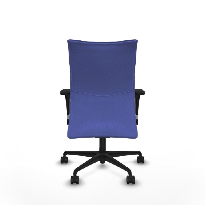 Albacete confidente XL sincro bali azul claro brazos 1D cromados base nailon ruedas 65 mm nailon