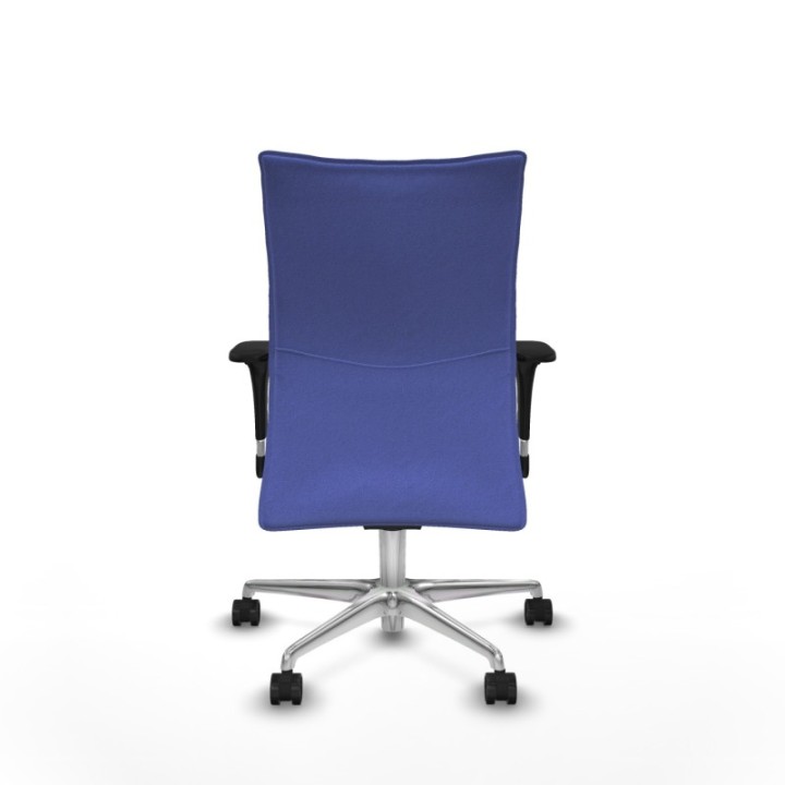 Albacete confidente XL sincro bali azul claro brazos 1D cromados base aluminio ruedas 65 mm nailon